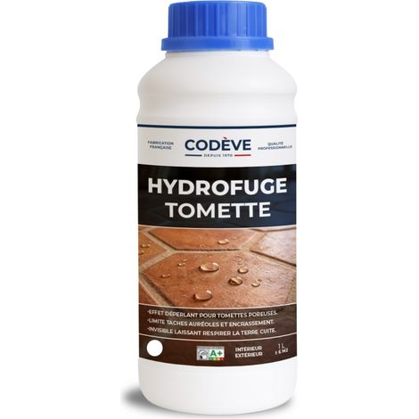 Hydrofuge Tomette - 1 L - Codeve Bois - Tomettes En Terre Cuite Pour Sol Intérieur Et Extérieur.