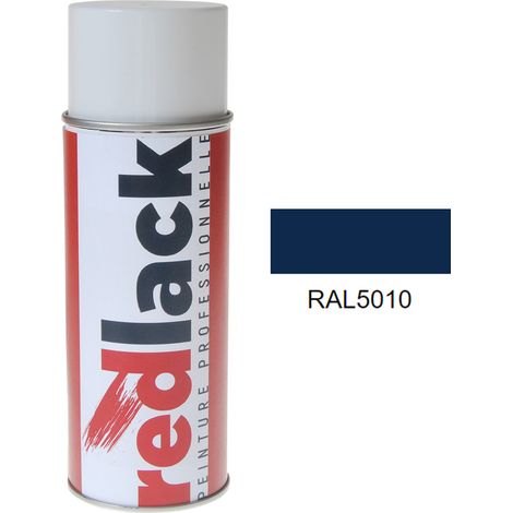 Bomboletta di Vernice spray 400ml – RAL 5010 – Blu genziana – satinata – multisupporto – Redlack