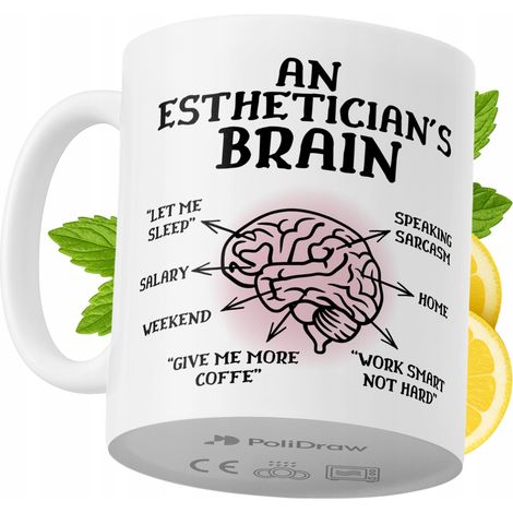 Lustige Tasse für Kosmetikerinnen – Kaffee- oder Teetasse mit witzigem Textdesign – ideal für Geburtstage, Namenstage, Feiertage und besondere Anlässe. Hochwertige Tasse für Zuhause, Büro und Arbeit. 