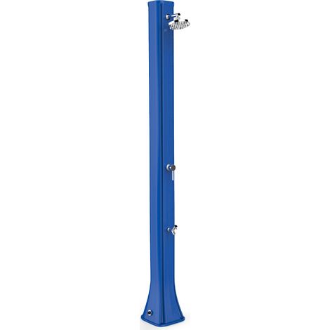 Doccia Solare da Giardino 40L Miscelatore e Lavapiedi Arkema Big Happy Five Blu (1/5)