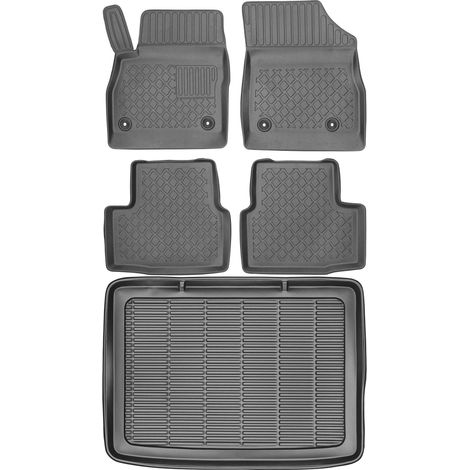 Juego de alfombrillas para coche y maletero para Opel Astra V K Hatchback a partir de 2015.