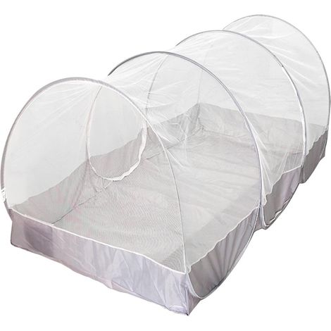 Tente de lit moustiquaire respirante et pliable avec fermeture (1/5)