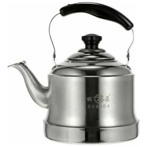 Bouilloire siffante - 2L - Ergonomique - Poignée en Acier Inoxydable - Théière d'eau bouillante - Boisson contenant plus chaud - Avec passoire - Pour la maison - Gaz cuisinière (1/4)