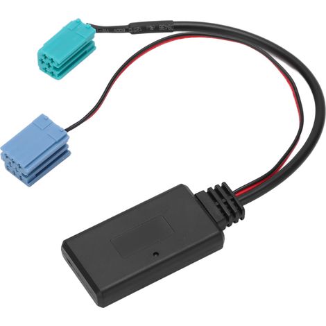 Adaptateur Bluetooth Voiture pour Autoradio Clio Kangoo Megane Scenic 2005-2011, Câble Audio 6PIN+8PIN, Kit Mains Libres (1/5)