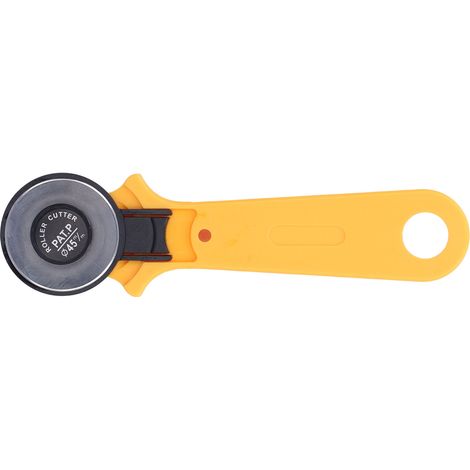 Outil de coupe pour cuir de 45 mm, cutter rotatif pour tissu, coupe-tissu à boucle, molette de coupe pour tissu