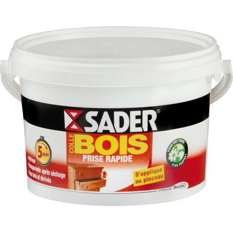 Cola para madera de fraguado rápido - Cubo de 2,5 Kg SADER (1/2)