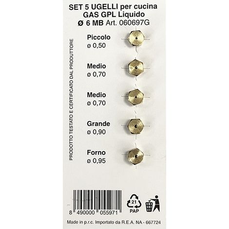 UGELLI PER CUCINA per gpl per gpl