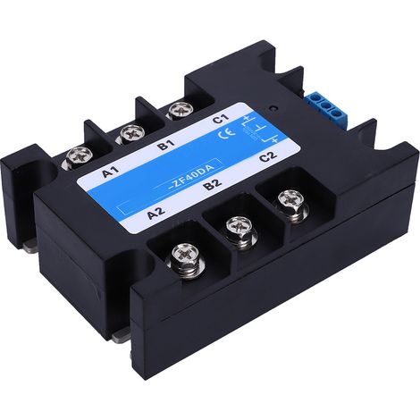 Relais statique BERM3 ZF40DA CC/CA, composants électriques avec boîtier transparent pour fournitures électroniques (1/5)