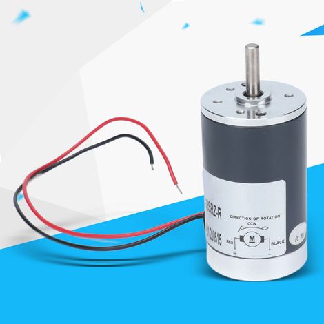 Moteur miniature CC à double roulement à billes ZYTD-38SRZ-R 12 V 2000 tr/min (1/5)