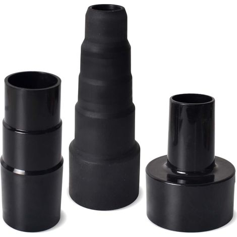 Adaptateur 3 Pièces pour Tuyau Aspirateur, Raccordement et Embout pour Tuyau d'aspirateur, Kit Universel de Réduction avec Raccordement au (1/5)