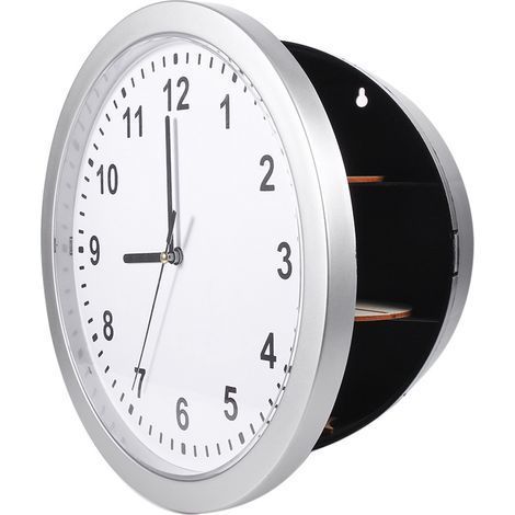 Horloge murale secrète cachée, coffre-fort, bote pour argent, bijoux, objets de valeur, stockage d'argent liquide (1/5)