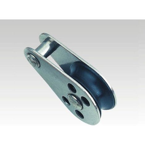 Stainless Steel Pulley Block with Nylon Sheave & Fixed Pin 25MM (Wheel Hoist Fixed Pull Rope) (1/2)