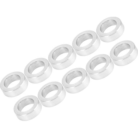 Entretoise cylindrique en alliage d'aluminium, accessoire de support d'espacement, diamètre extérieur 6 mm, longueur 2 mm