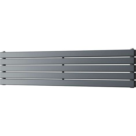 Typhoon Axis - Anthracite Horizontal Radiator H340mm x W1400mm Double Panel