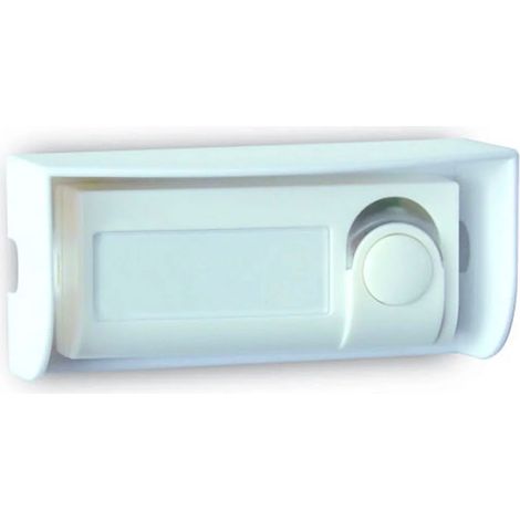 Pulsador de timbre con cable retroiluminado blanco EVOLOGY - Avidsen - 100302