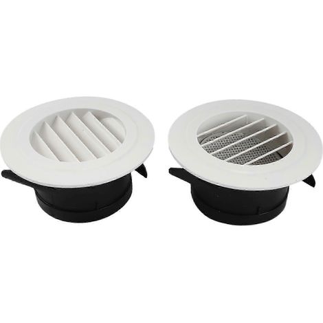 Lot de 2 stores vénitiens à persiennes de 10 cm avec moustiquaire intégrée, adaptés aux salles de bains, chambres et maisons. (1/5)