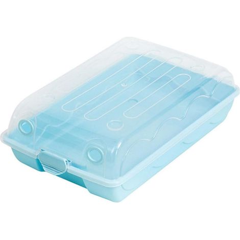 de rangement à chaussures OUNONA en plastique transparent
