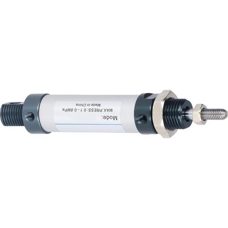 Vérin pneumatique compact 16mm alliage aluminium double effet MAL16x25 30-800mm/s 0.1-0.8Mpa (1/5)