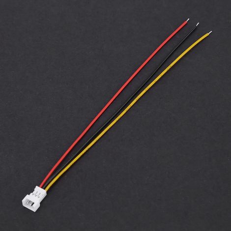 Lot de 20 connecteurs Micro JST 1,25 mm à 3 broches mâle et femelle avec câbles (3 broches)