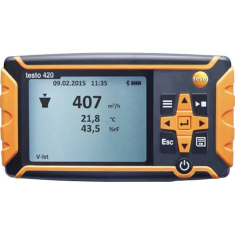 testo 0560 0420 testo 420 - Differenzdruckmessgerät für 0...120 Pa Manometro differenziale Pressione -120, 0.1, 700 - 1