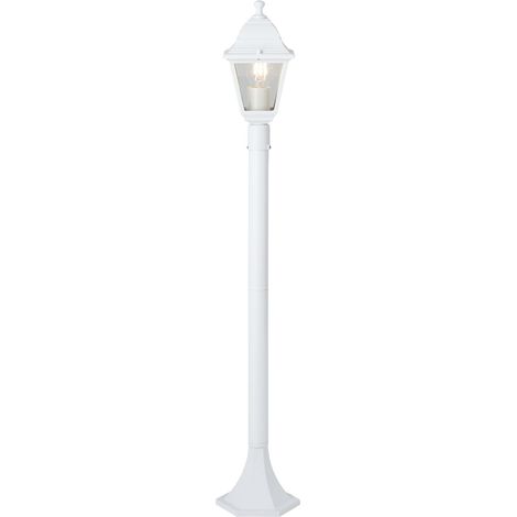 BRILLIANT Nissie Außenstandleuchte 100cm weiß  1x A60, E27, 60W, geeignet für Normallampen (nicht enthalten)