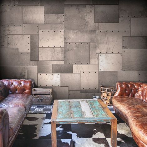 Papier Peint "Industrial Touch" 175 x 250 cm (1/2)