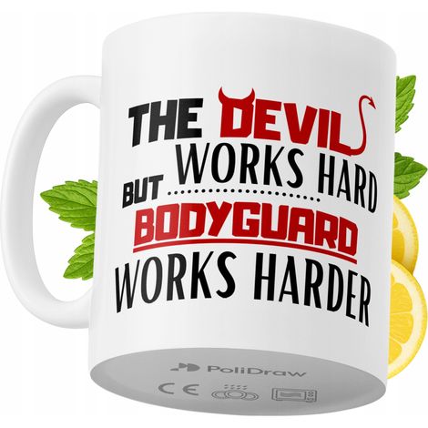 Lustige Tasse für Bodyguards – Kaffee- oder Teetasse mit witzigem Textdesign – ideal für Geburtstage, Namenstage, Feiertage und besondere Anlässe. Hochwertige Tasse für Zuhause, Büro und Arbeit. Farbe