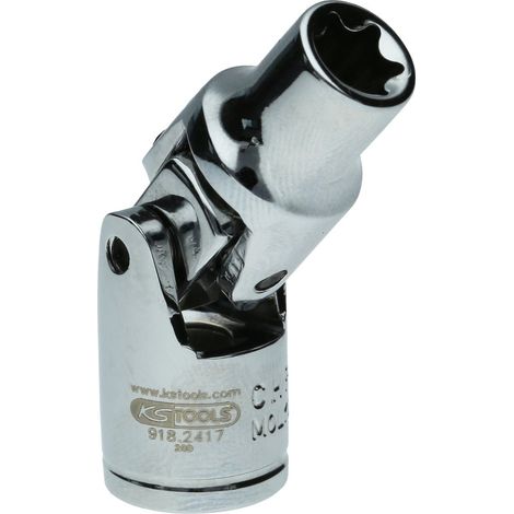 KS TOOLS 1/4" Torx-E-Stecknuss mit Gelenk, E8 ( 918.2417 ) (1/5)