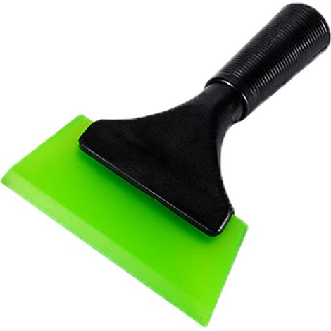 Raclette à Vitres en Plastique et Tendon de Bœuf Multifonction Raclette de Douche Antidérapant Raclette Vitre Professionnel avec Bandes Adhésives pour Salle de Bains Fenêtre de Voiture (1/5)