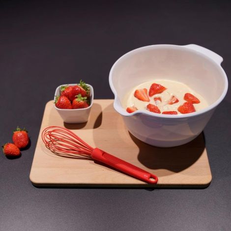 Fouet de Cuisine en Silicone Rouge 26 cm (1/5)