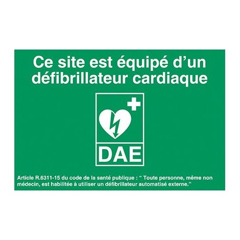 Panneau Défibrillateur