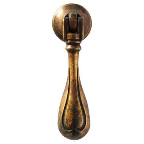 PENDENTE PER MOBILI '5060' 20x67 mm - Patinato antico