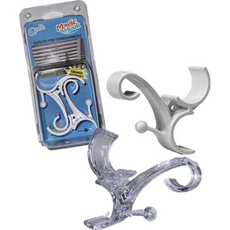 APPENDI ABITI PER TERMOARREDO UNIVERSALE ""MAGIC HOOK"" Coppia - Bianco