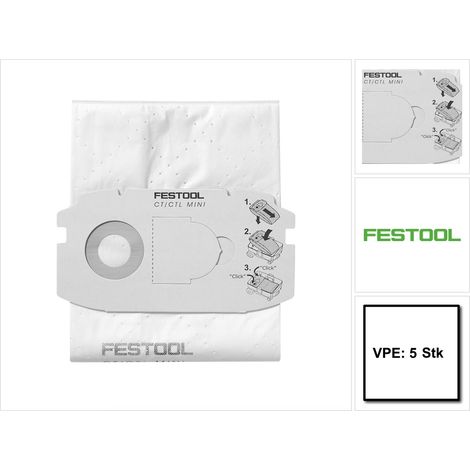 Festool SELFCLEAN Filtersack SC FIS-CT MIDI/5 – 498411
