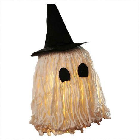 Décorations d'Halloween : Lampe fantôme, ornement de bureau, mise en scène, décorations d'Halloween, Jour des Morts mexicain (1/4)
