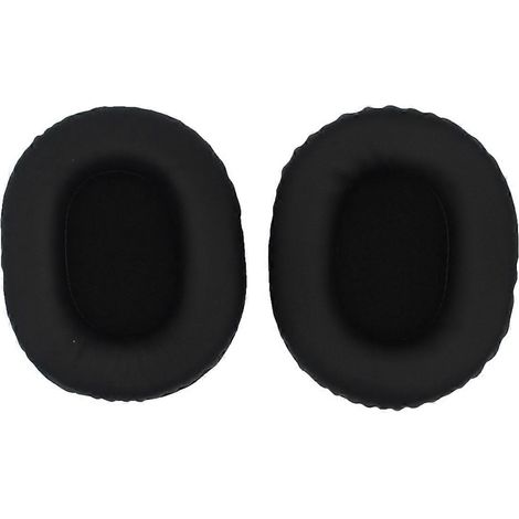 100x80mm Coussinets d Oreille pour Casque Housses Rechange Souple Éponge Cuir Mousse Coussinets (1/5)