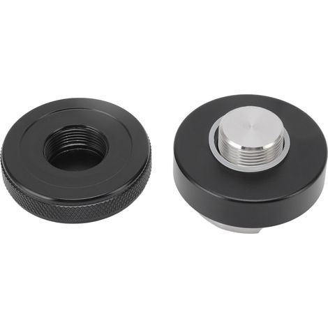 53-mm-Kaffeetamper, schwarz, Kaffeespender und -presse aus Edelstahl, Espresso-Tamper (1/5)
