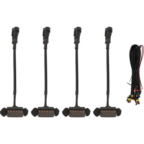 4 pezzi di luci a LED ambra ad alta luminosità DC12V per griglia anteriore, luci diurne di ricambio per Tacoma PRO.
