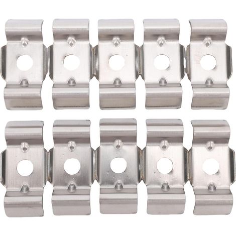 Srliya Lot de 10 accessoires plaque métallique à double tige (1/5)