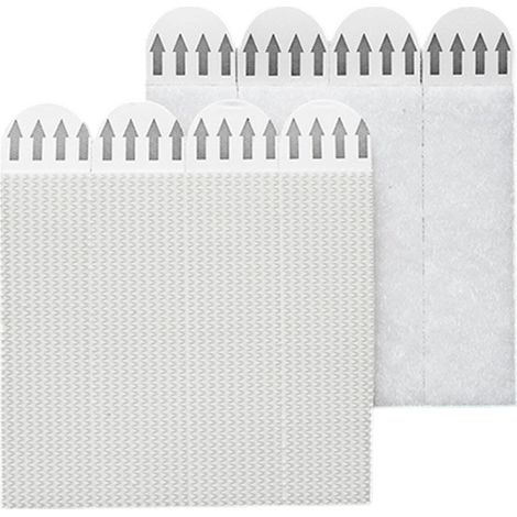 Strips Accrochage Image - 24 Paires - 48 Bandes - 20 x 70 mm - Adhésif Réutilisable - Sans Dommage Pour Murs Lisses - Pour Cadres Posters Décorations Murales (1/5)