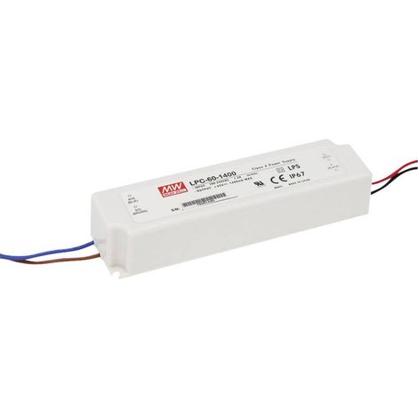 Driver LED MEAN WELL LPC-60-1750 9-34 V DC 1750 mA