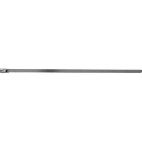 Colliers de serrage L.200mm L.4,6mm VA 100p./paquet