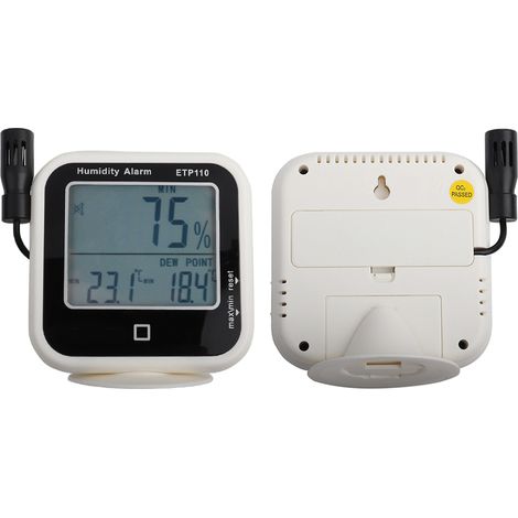Digitales ThermO-Hygrometer ETP110 zur Messung von Luftfeuchtigkeit und Taupunkt für den Heim- und Laborgebrauch (1/5)