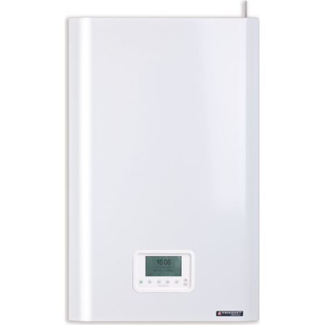 Frisquet – Chaudière gaz à condensation 25-32 kW – Sèche-lumensère hydromoteur – Pour chauffage seul – Évacuation des fumées verticale (1/2)