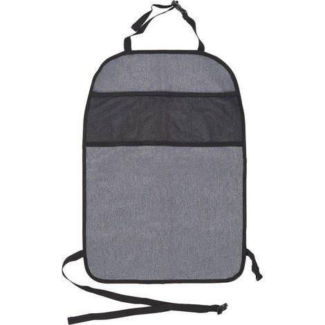 Sitzschutz Auto TINEO Für Baby - Aufbewahrungsnetz - Universelle Befestigung - 61x45cm