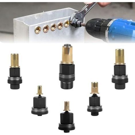 6-piece riveting pliers set for riveting M3, M4, M5, M6, M8, and M10 nuts manual riveter riveting nuts tool for riveting nuts designed for confined spaces (1/5)