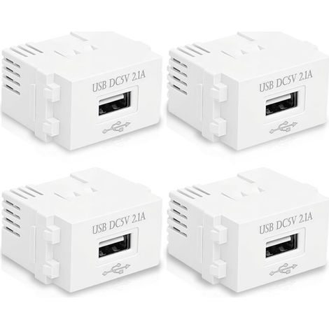Lot de 4 Modules d’Alimentation USB 220V vers 5V 2.1A, Transformateur AC DC USB Chargeur Module, Alimentation USB pour Smartphone Tablette Appareils USB, Module Charge USB pour DIY (1/5)
