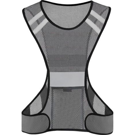 Reflektierende Sicherheitsweste Unisex-Laufweste mit Reflektoren Geeignet für Aktivitäten bei Nacht Reflektierende Kleidung Leicht und Hohe (1/5)