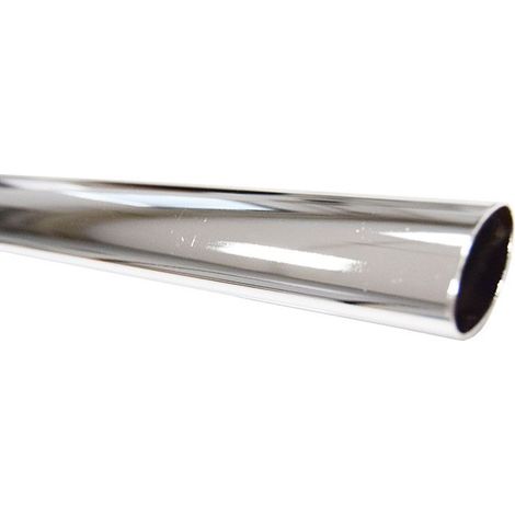 Tubo ovale cromato - 35x20 - L. 80 cm. (1/3)