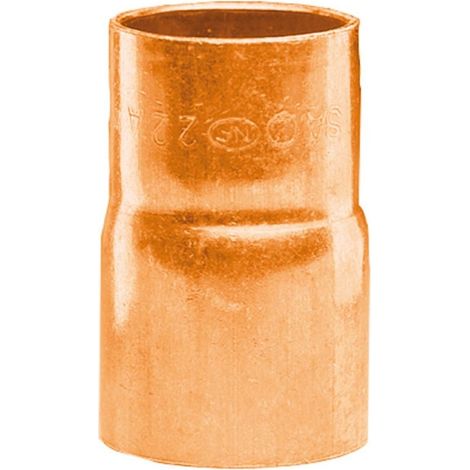 réduction en cuivre à souder - mâle 28 mm vers femelle 18 mm - sachet de 2